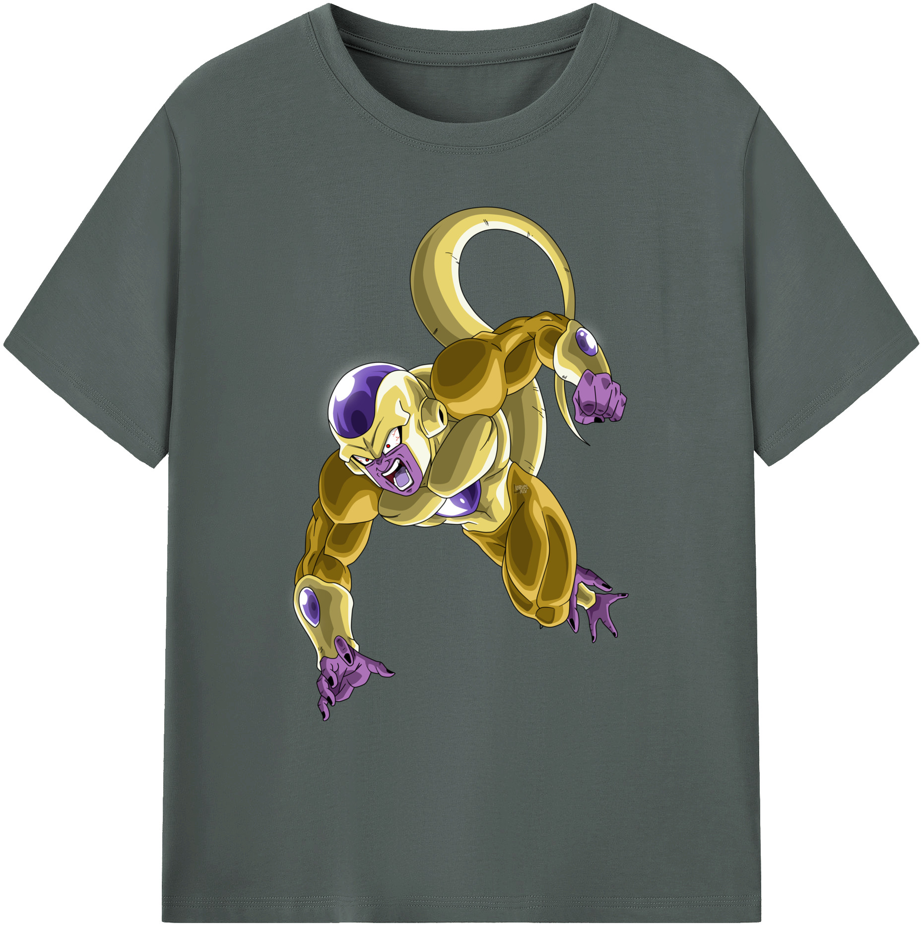 （画像用） ドラゴンボール フリーザ DRAGON BALL Frieza 綿100％ メンズ半袖Tシャツ｜肌触りやわらか＆通気性